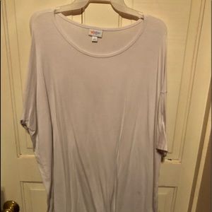 LulaRoe Irma solid white